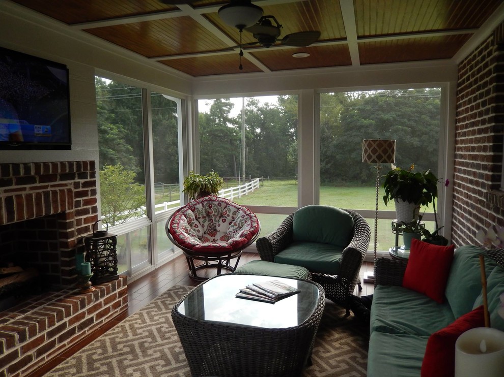 Eze Breeze Porch Install Traditional Porch Wilmington by