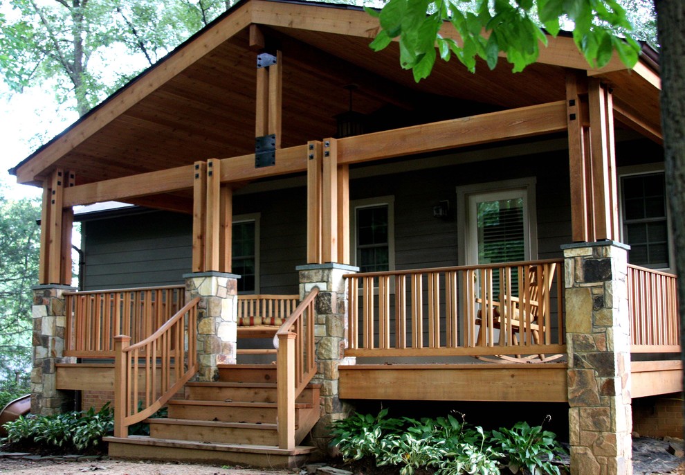 Fairfax Post & Beam Porch Traditional Porch DC Metro by WINN Design+Build Houzz