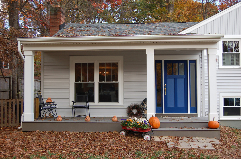 This is an example of a traditional front porch design in DC Metro.