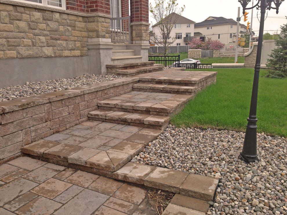 Finished Interlock Projects Modern Porch Ottawa by Life Long