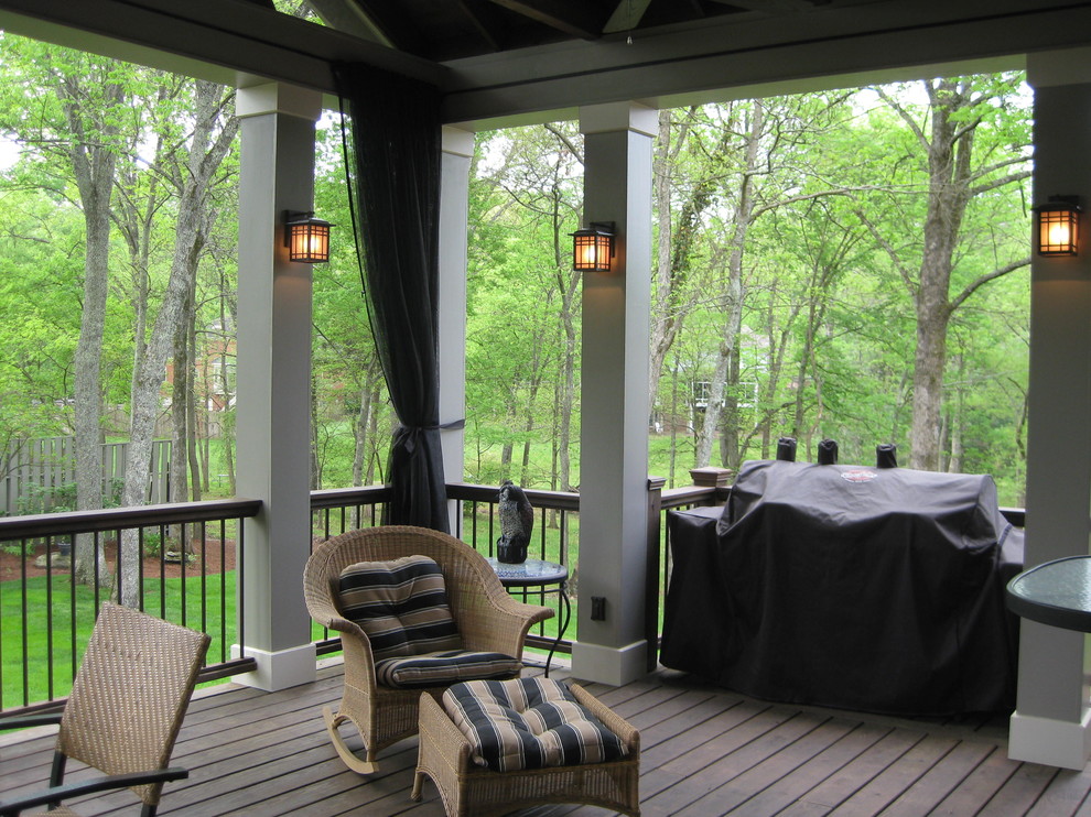 Franklin TN Open porch, deck, water feature, patio and fire pit