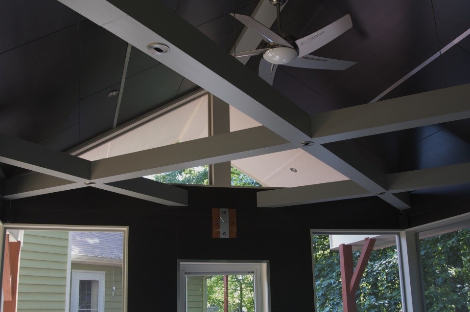 Free standing screen porch Moderno Portico Atlanta di VV