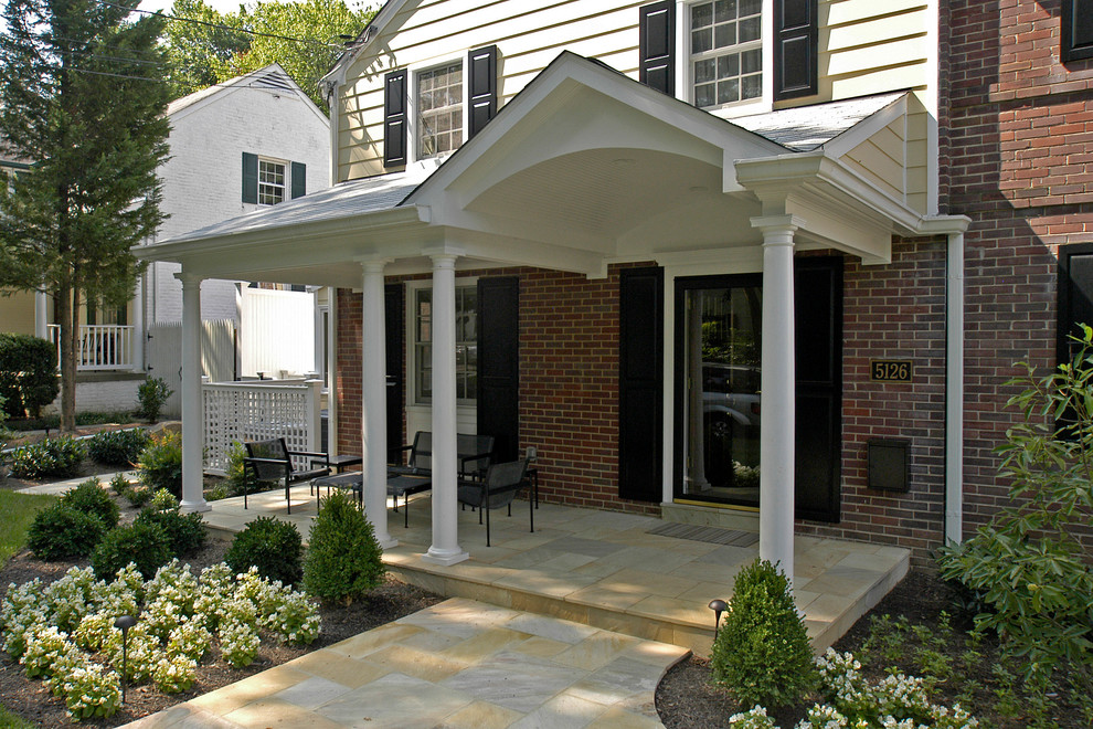 This is an example of a traditional porch design in DC Metro.