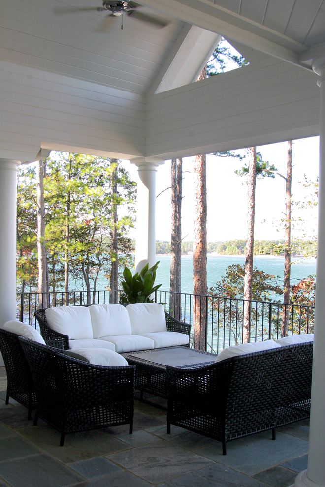 This is an example of a contemporary veranda in Other.