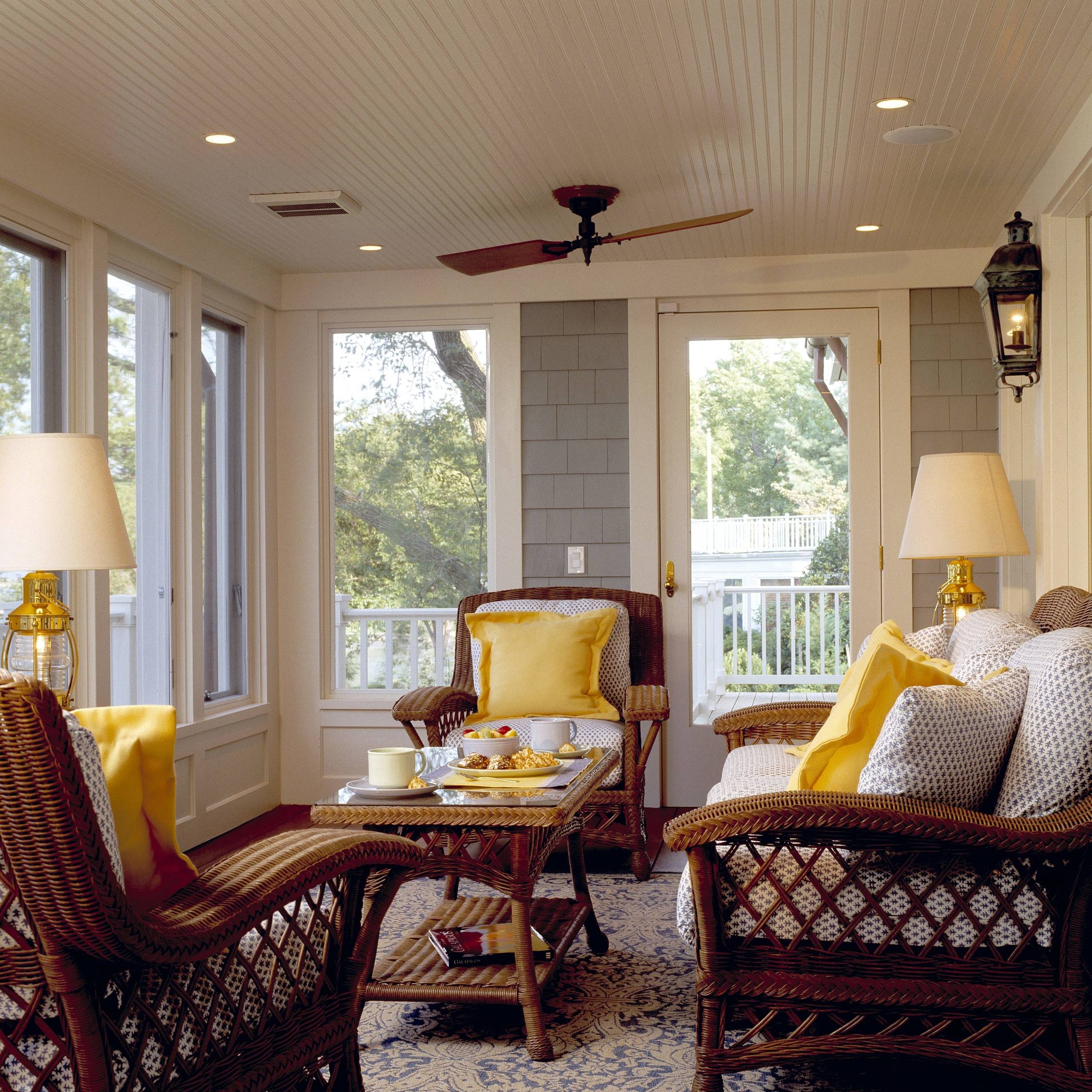Beadboard Ceilings In Sunrooms | Shelly Lighting