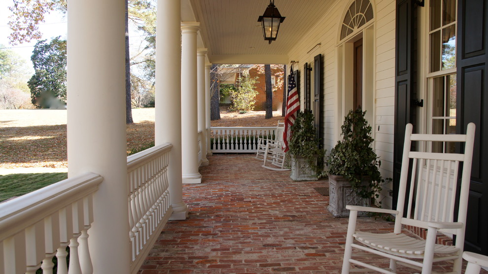 Greek Revival Traditional Porch Other by Albertine Company, LLC