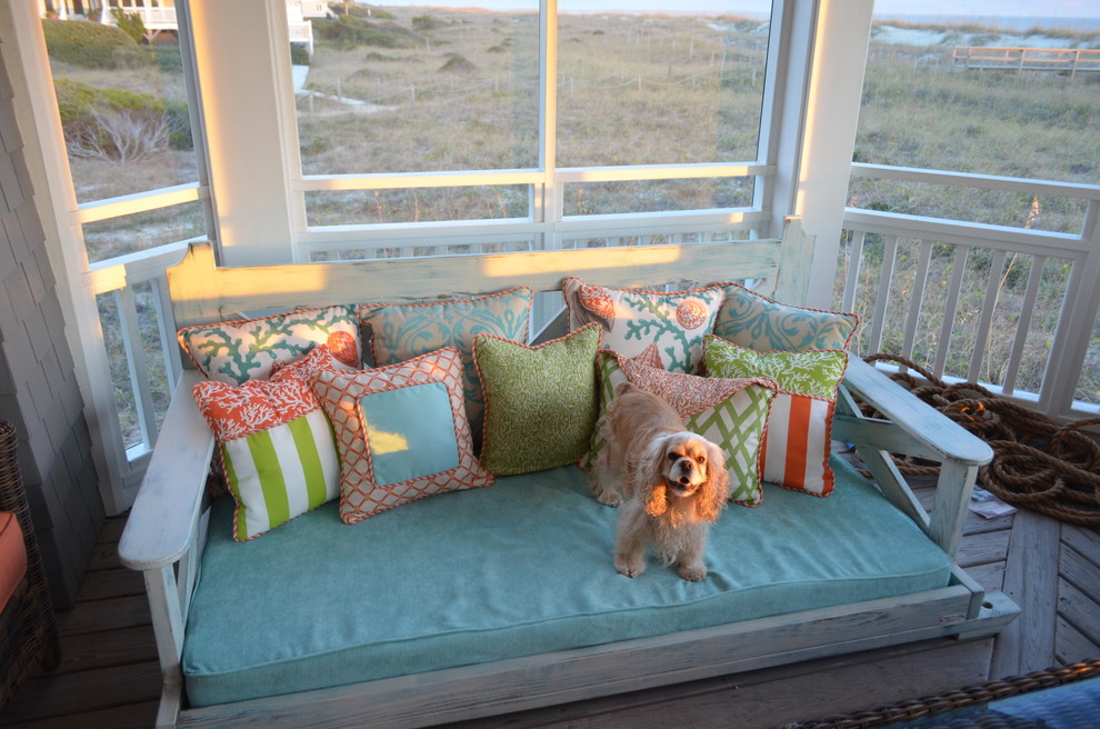 Beach style porch photo in Other