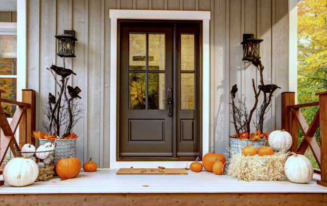 Halloween Door Mat Scary Theme Welcome Mat Winter Doormat Farmhouse Kitchen  Bathroom Holiday Party Decorating for FrontDoor Home