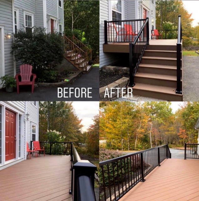 Hammonds Plains LowMaintenance Front Porch Moderno Porche Otras
