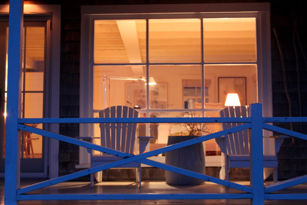 Inspiration for a rustic veranda in Portland Maine.