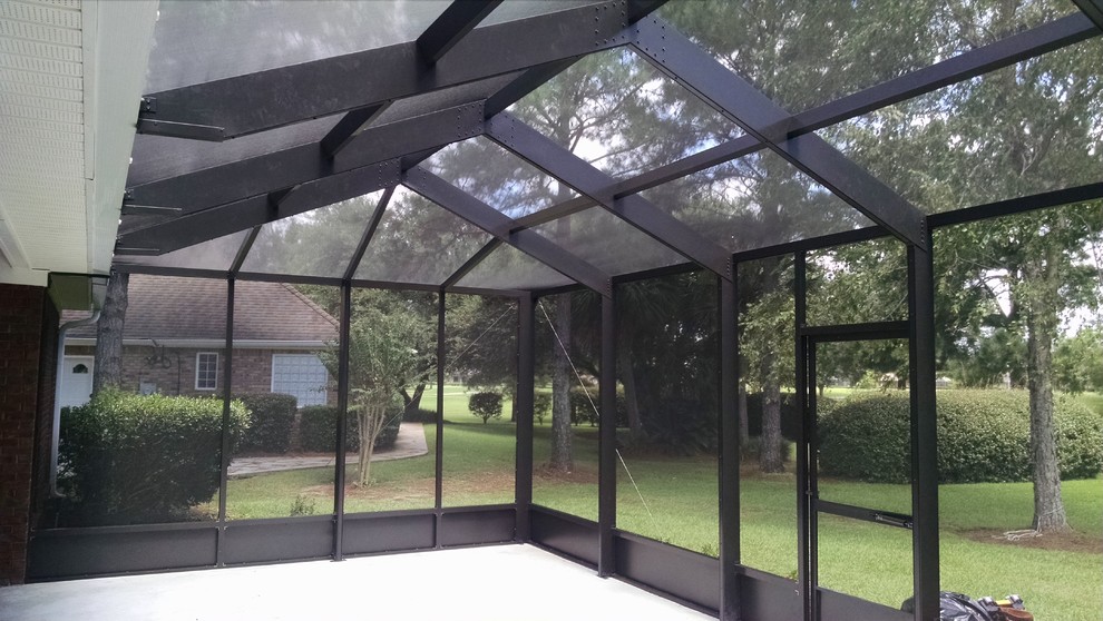 Hebert Lanai Screen Enclosure Traditional Porch Miami by Island