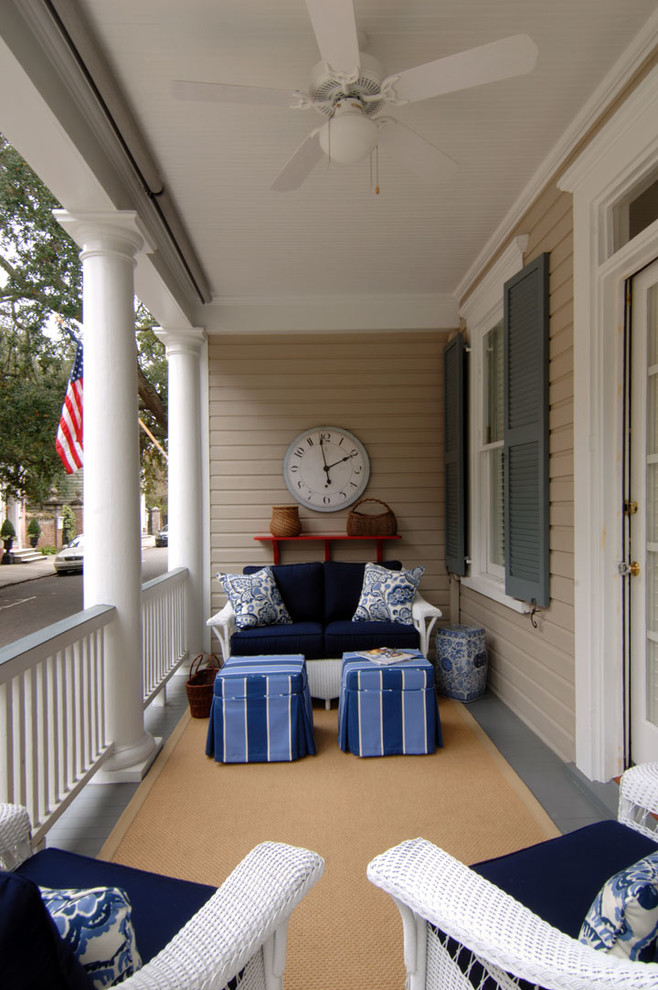 Elegant porch photo in Charleston