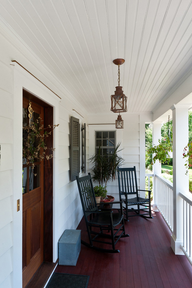 This is an example of a classic veranda in New York.