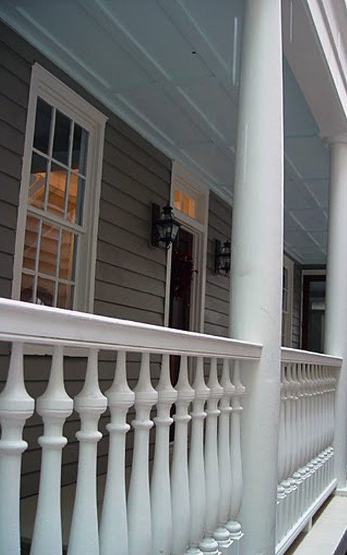 Klassische Veranda in Charleston