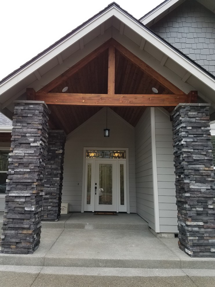 Home 4 Contemporary Porch Seattle by Kuster Homes & Remodeling