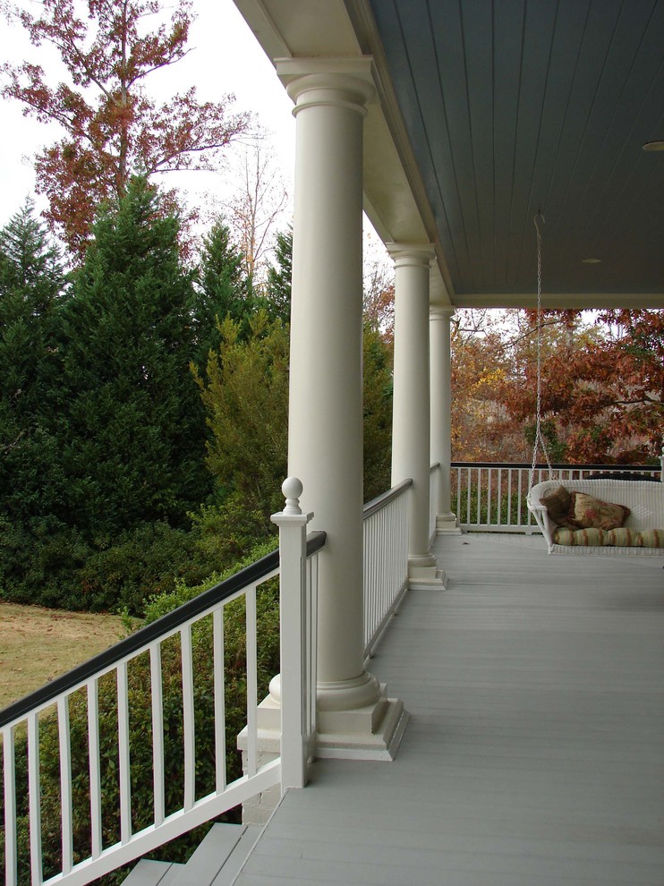 This is an example of a traditional veranda in Birmingham.