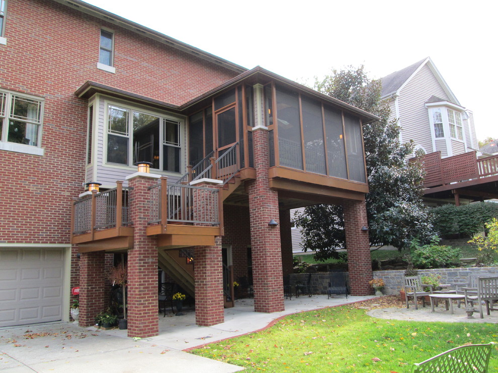 Hyde Park Screened Porch Traditional Porch Cincinnati By Wilcox