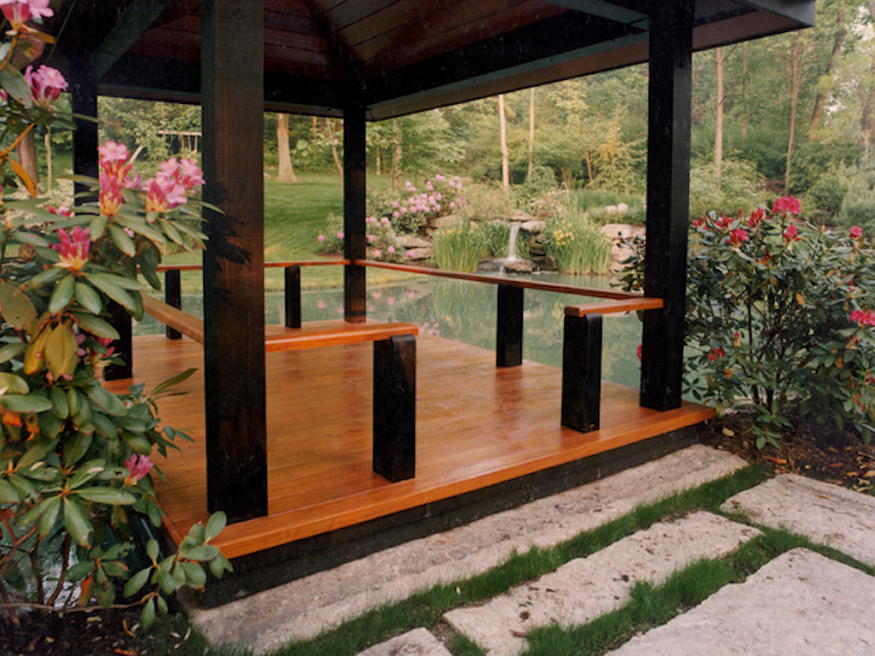 This is an example of an asian porch design in Other.