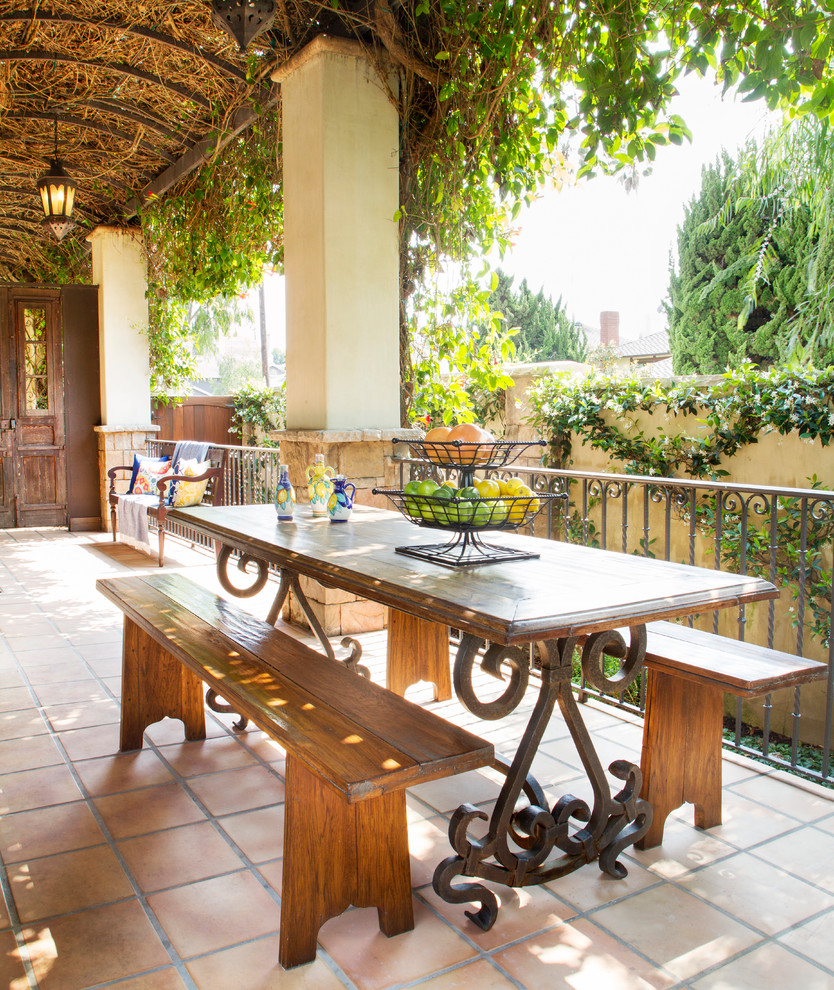 Italian Villa - Mediterranean - Porch - Los Angeles - by About Space ...