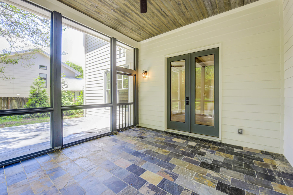 Janellen Drive Renovation Craftsman Porch Atlanta by Harris