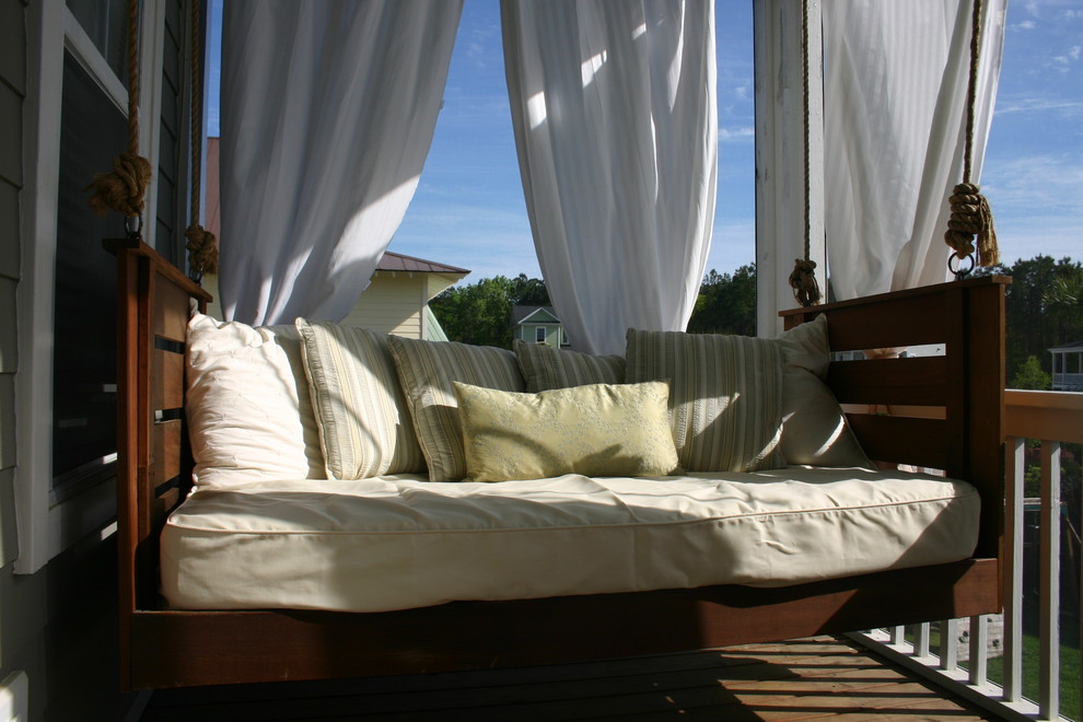 Joshua Bed Swing from Vintage Porch Swings Charleston SC Eclectic Porch Charleston by