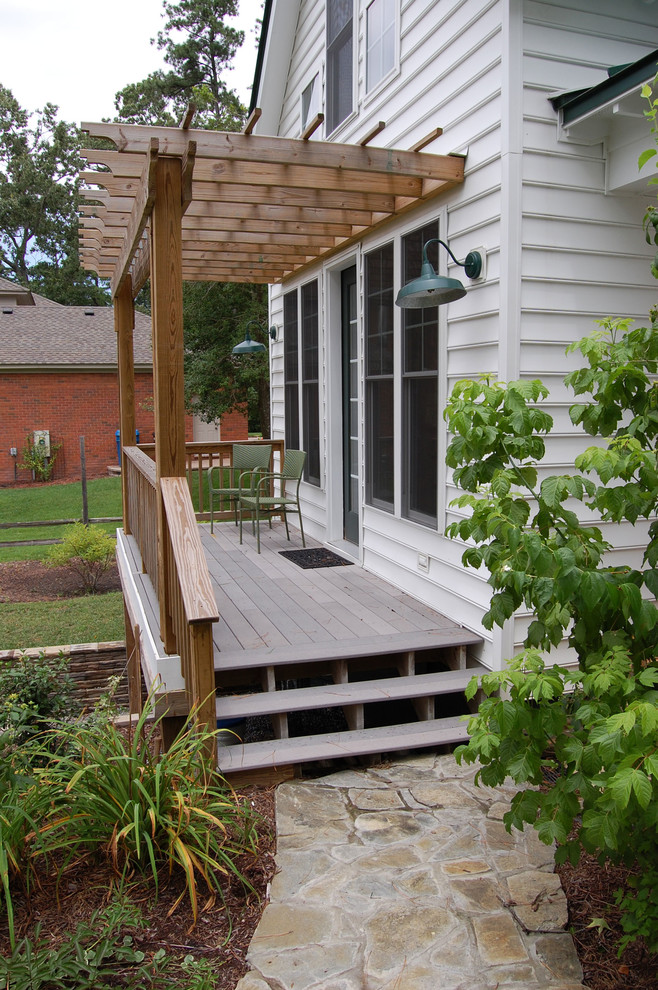 Katrina Cottage pergola deck Traditional Porch Other by GMF