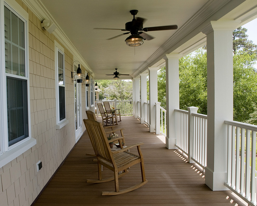 Inspiration for a timeless porch remodel in Raleigh