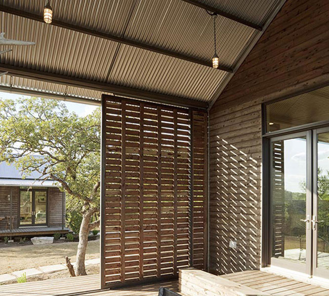 Lake Flato Porch House at Miller Ranch - Porch - Austin ...