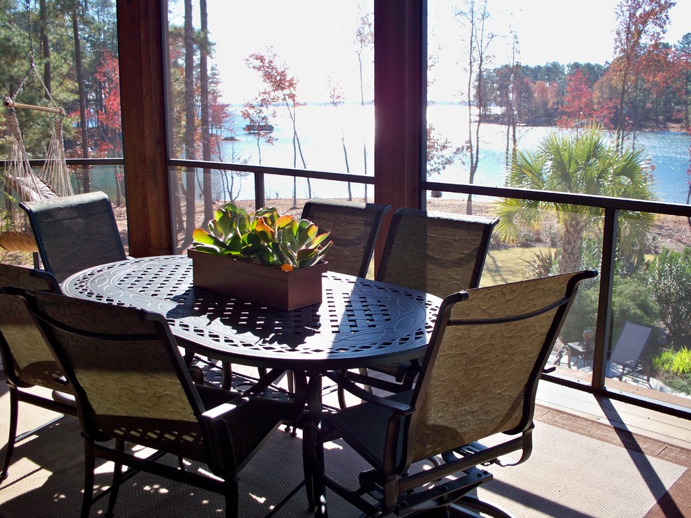 Lake Murray Waterfront Home Traditional Porch Other Houzz