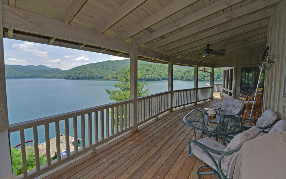Lake Nantahala Custom Homes Craftsman Porch Atlanta by Envision
