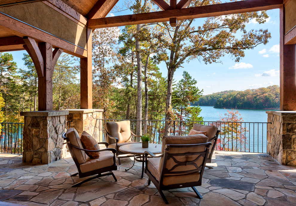 Lakefront Residence III The Reserve at Lake Keowee Rustic Porch