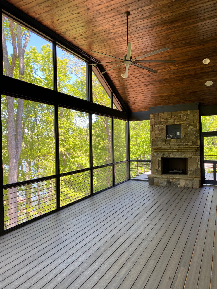 Little River Moderne Porche Atlanta par REED BROTHERS design