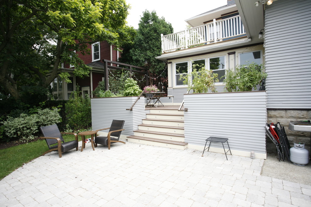 MaehrPickering Rear Deck Craftsman Patio Chicago by Element