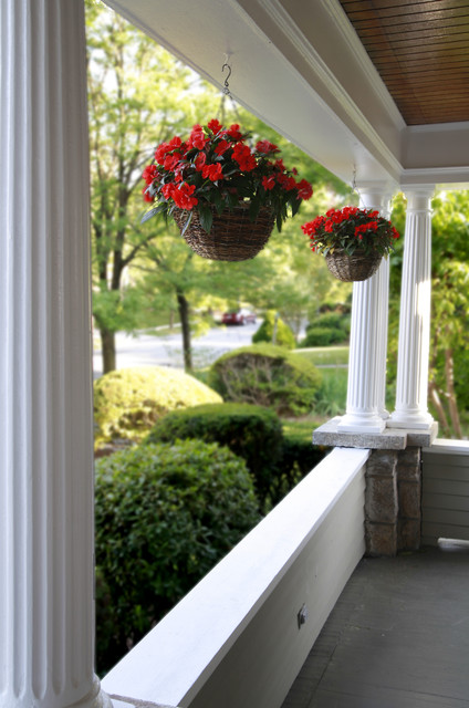 Get The Hang Of Hanging Flower Baskets, How To Hang Flower Pots From Porch Ceiling