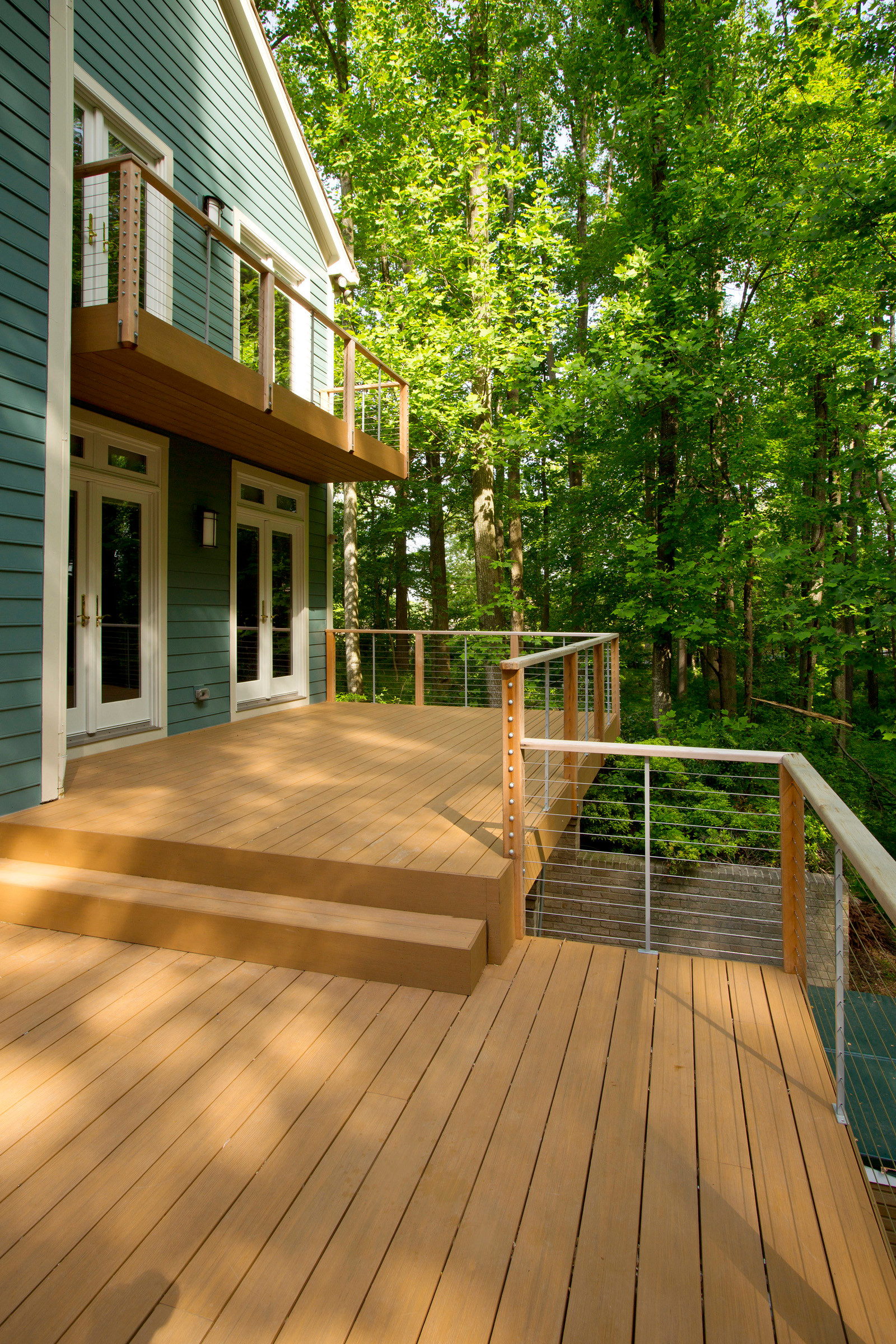 dual level decks on Multi Level Composite Deck Houzz