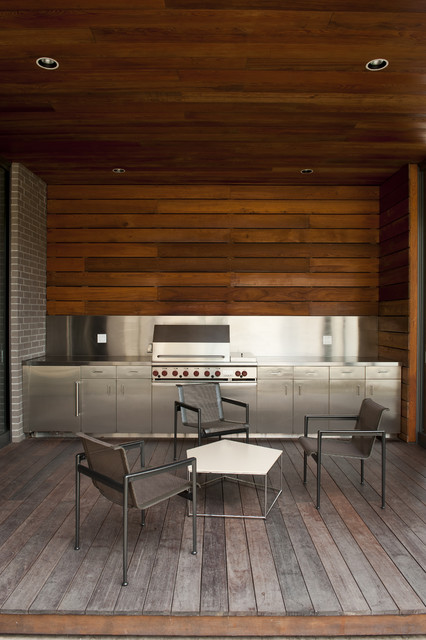 Museum District House - Rustikal - Veranda - Houston - von Workshop M