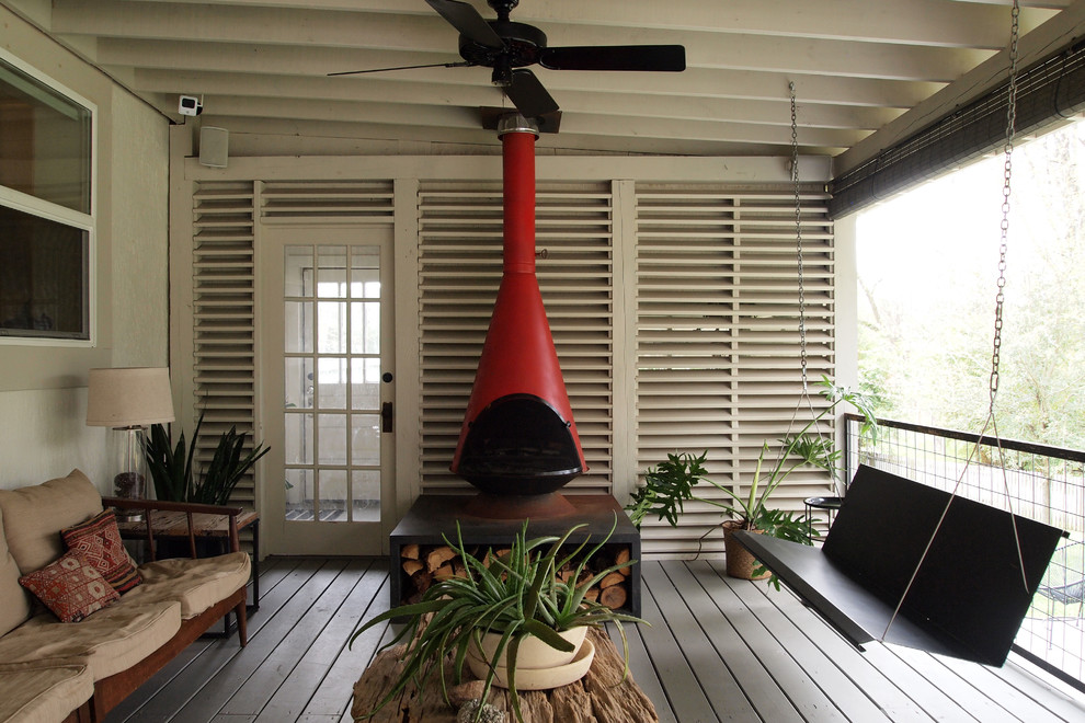 Design ideas for a bohemian veranda in New Orleans.