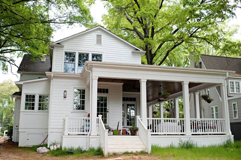 Myers Park Custom Home (Hillside Ave) - Farmhouse - Porch - Charlotte ...