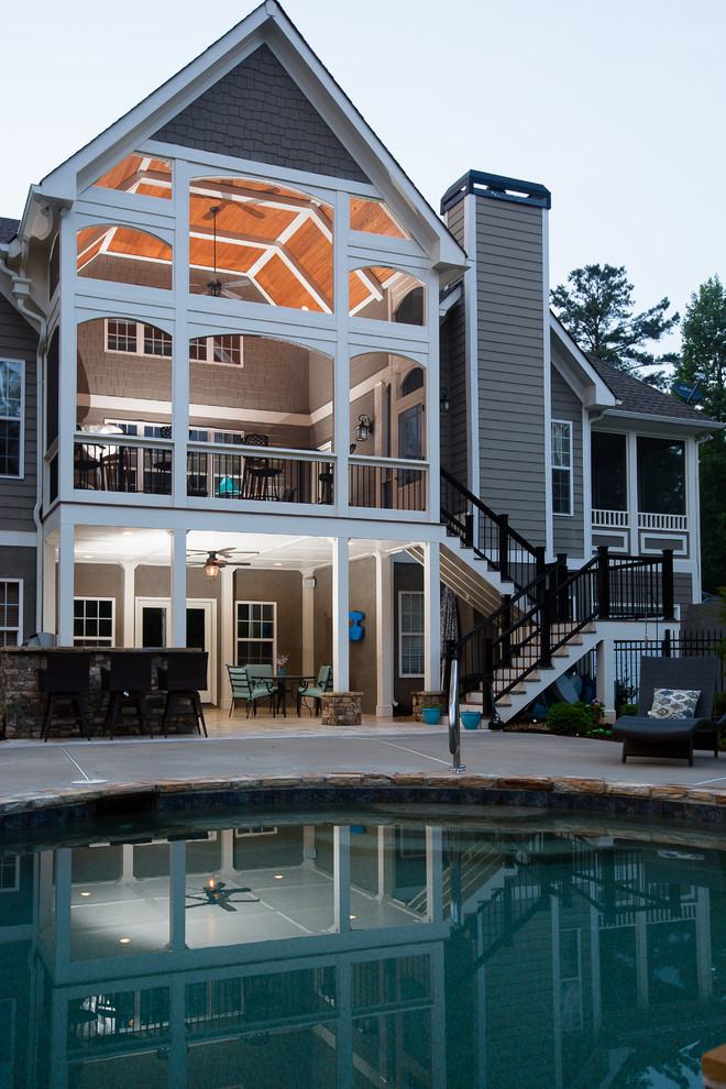 National Award winning 2104 Best Porch Over $26k - Contemporary - Porch ...