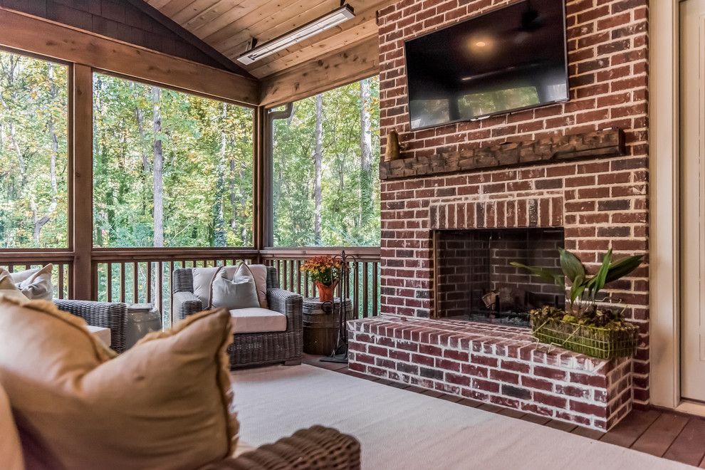 New Custom Home in Brookhaven Traditional Porch Atlanta by Hask