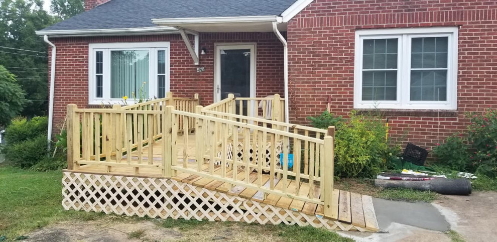 New Handicap Ramp for homeowner - Traditional - Porch - Other - by Wolf ...