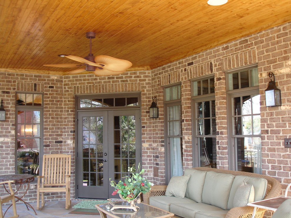 Exempel på en klassisk veranda