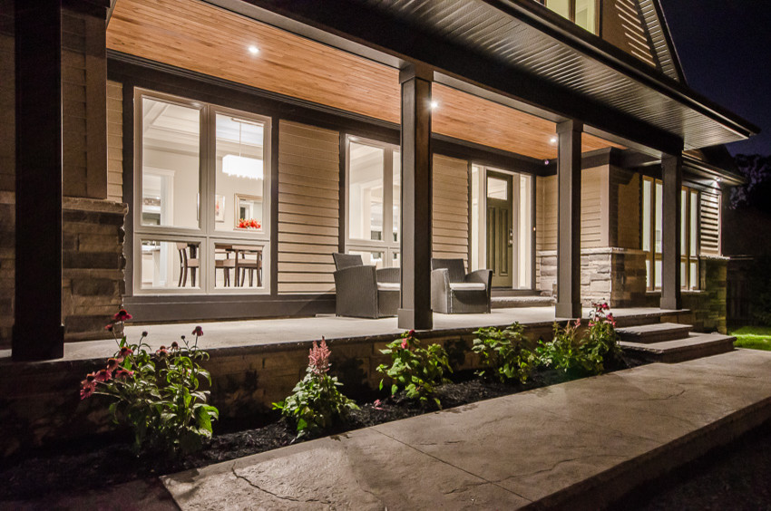 This is an example of a classic veranda in Toronto.