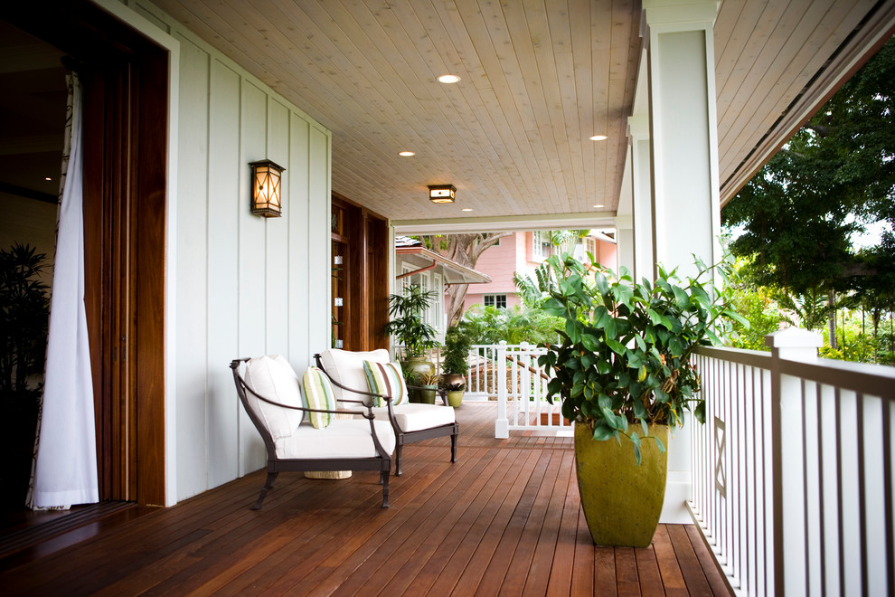 Inspiration för en tropisk veranda