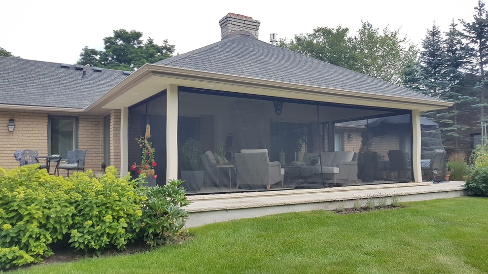Outdoor Curtains/Mosquito Drapes/Porch Screens Porch Toronto by