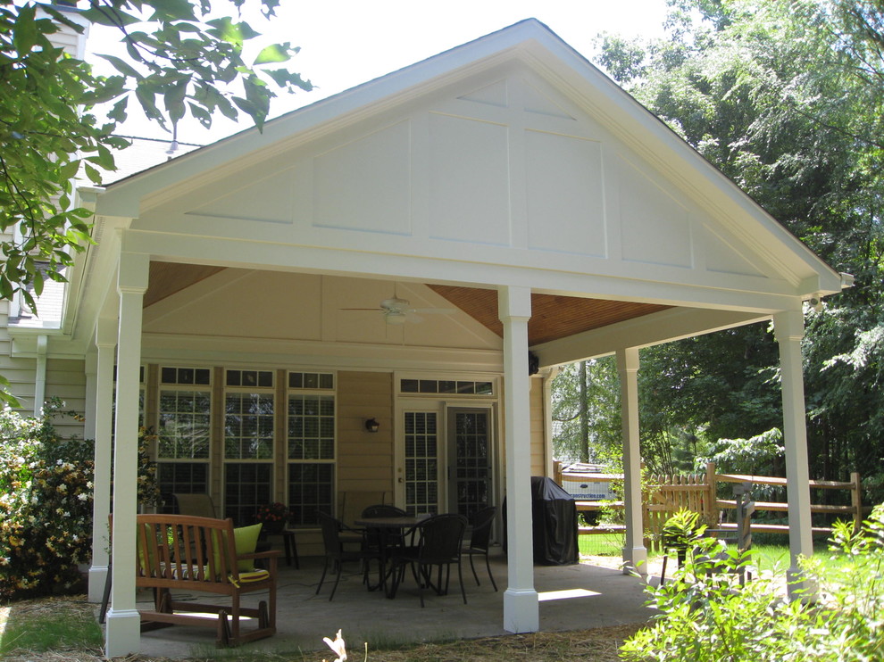 Outdoor Porch addition Traditional Porch Atlanta by Kolby