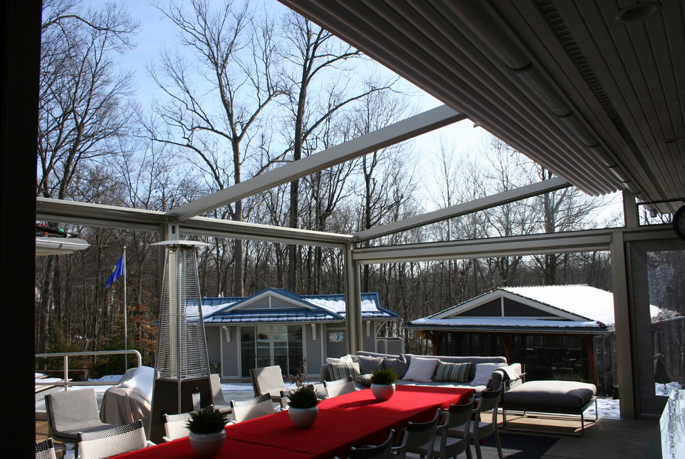 Outdoor Retractable Enclosures Modern Porch Indianapolis by