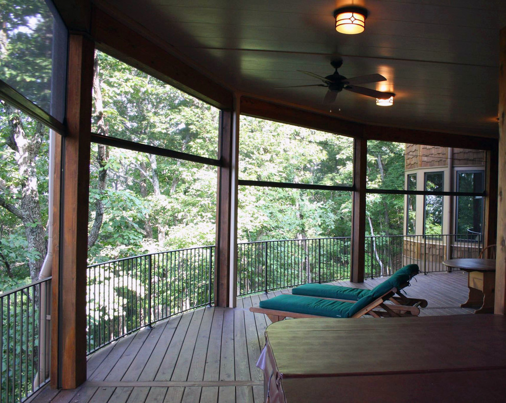 Mountain style porch photo in Atlanta