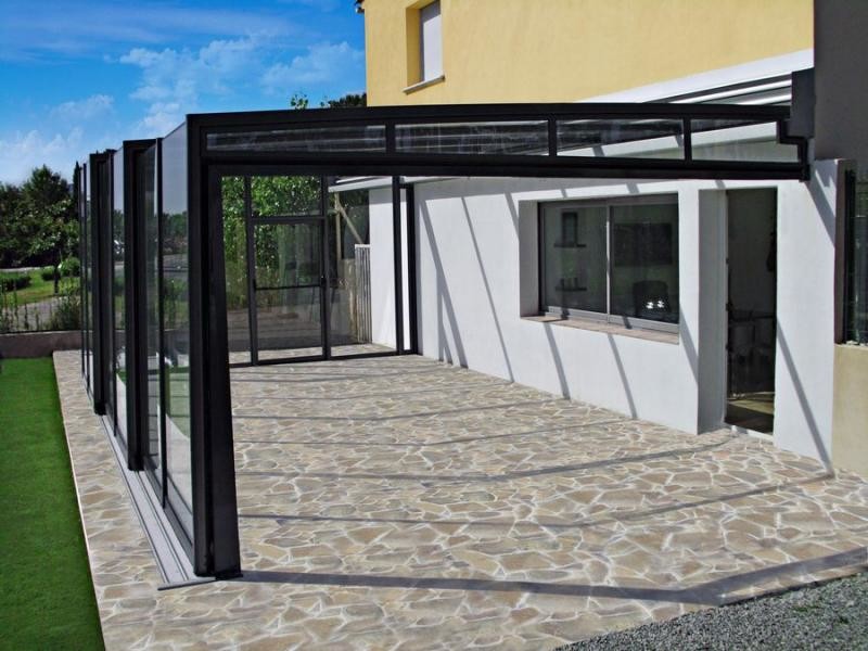 Patio Enclosure Corso Glass Modern, Removable Patio Enclosures