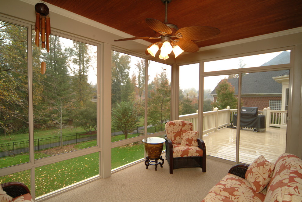 Patio Enclosures sun porch and deck Traditional Porch Charlotte